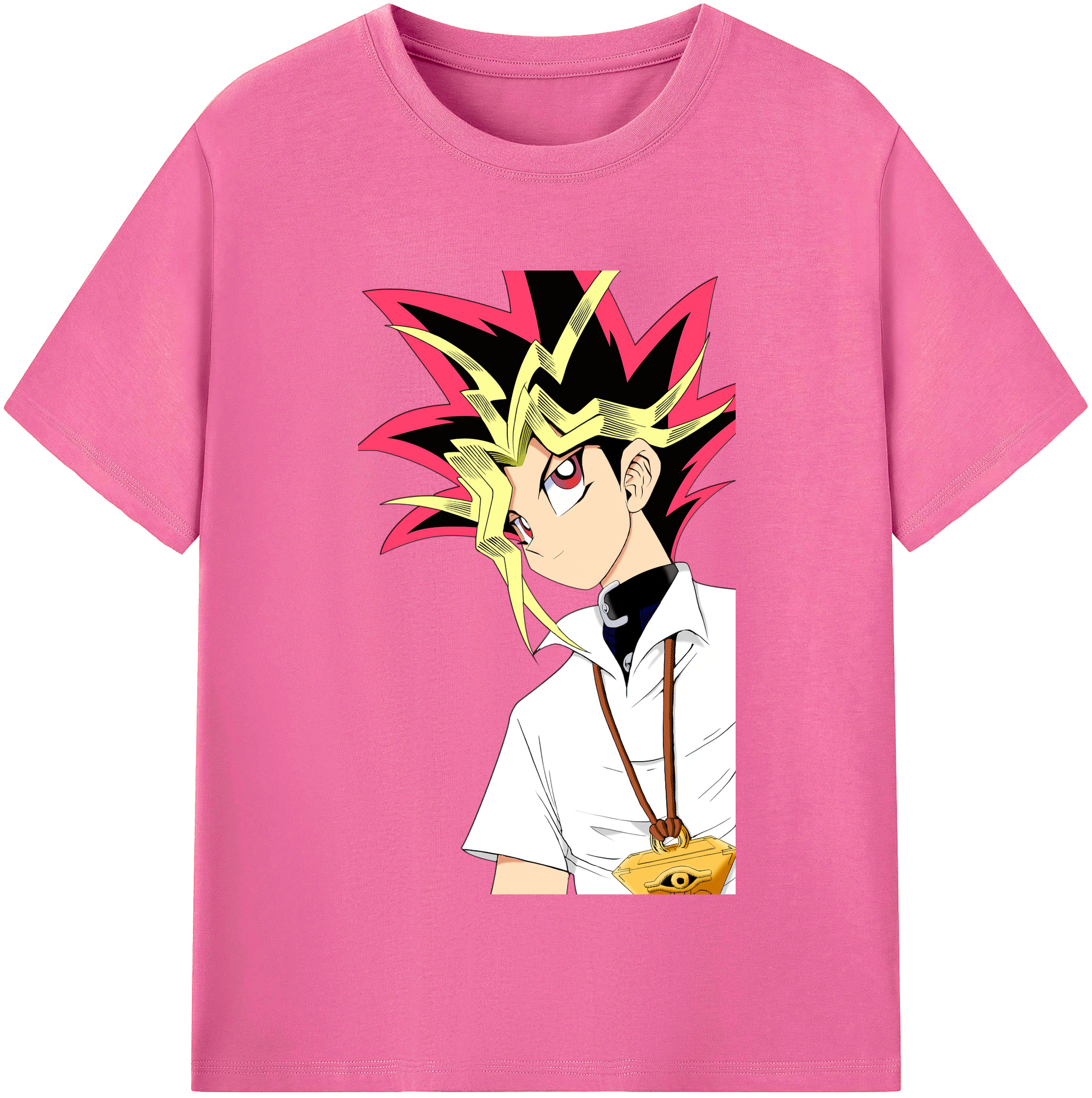 （画像用） 遊☆戯☆王 Yu-Gi-Oh! レディースカジュアルプリントTシャツ（綿100％）